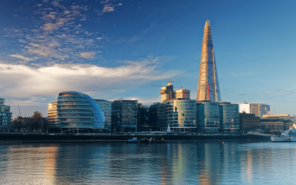 River Thames in Southwark, London